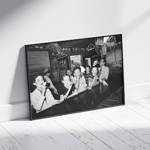 Prohibition Era Photo Print: Vintage Bar Wall Art (Digital Download)