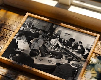 Prohibition Bar Photo: Vintage Alcohol Print, Pub Wall Art (Digital Download)