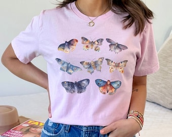 Motte Shirt, Motte Schmetterling Shirt, Cottagecore Ästhetik Shirt
