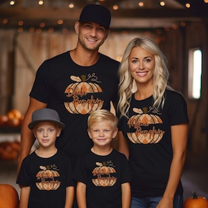 Matching Family PUMPKIN shirt, Cute Halloween Shirt, Matching Couples, Sister, Brother, Baby Pumpkin, Pumpkin Patch, Fall Photos, Birthday