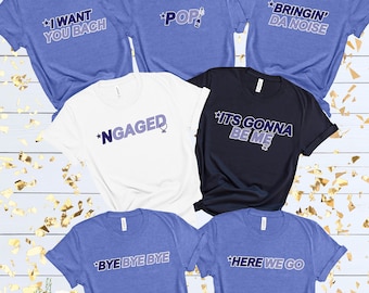 CO-Ed BACHELOR Party Shirts NGaged 90s Engagement Gift BACHELORETTE Engagement Party Present Matching Couples Sweetest Day Anniversary