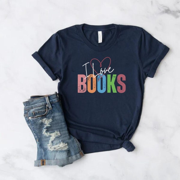 I Love Books - Etsy