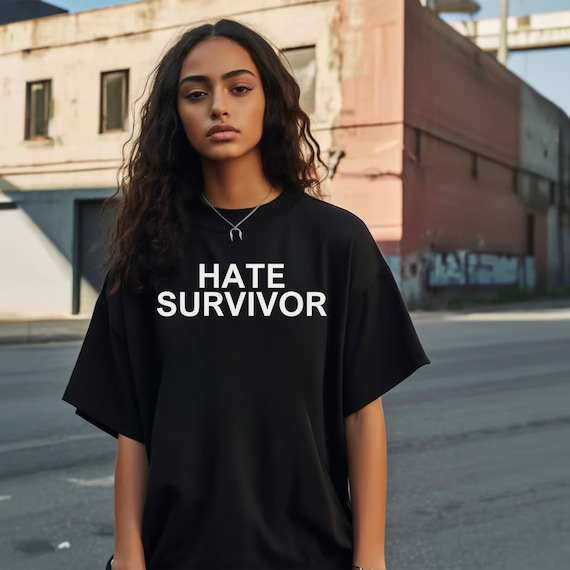 HATE SURVIVOR T-SHIRT Drake Inspired Shirt Unisex Tshirt Hip Hop