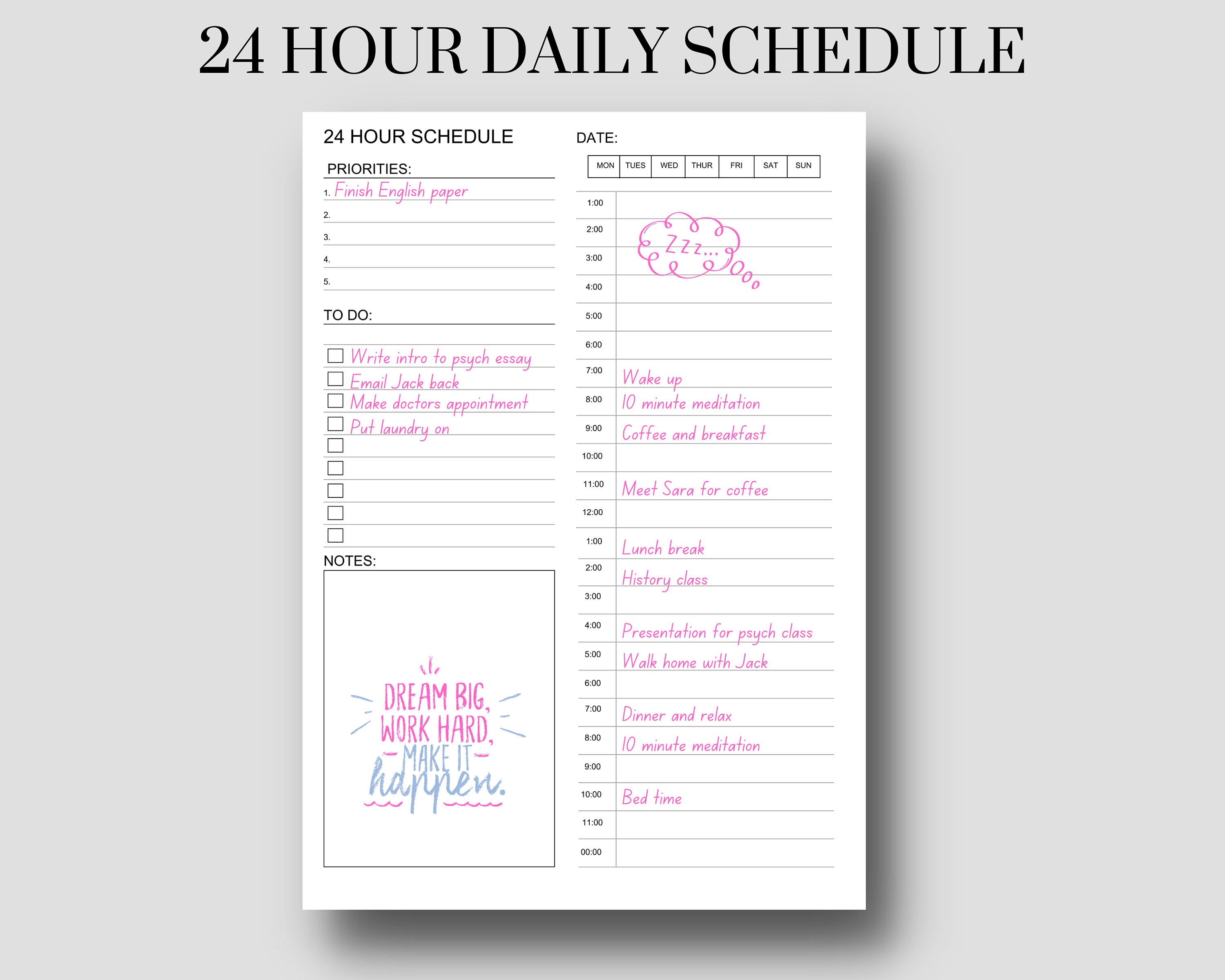 Stay Organized Planner