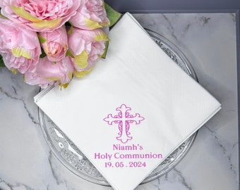 First Communion / 1st communion / Holy communionㅣ Confirmation  ㅣChristening /  Naming ceremony ㅣ Baptism -   Napkins x 15