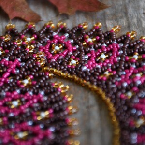 Statement necklace for women Wide Beaded