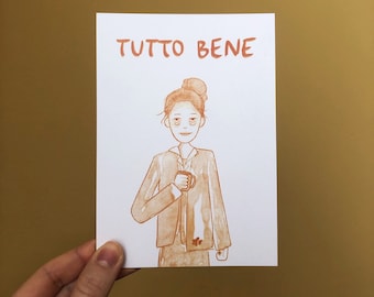 Kaart uit de collectie “Italië” | Wenskaart, ansichtkaart “Tutto bene”