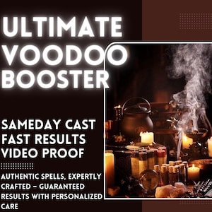 STARKAST VOODOO-BOOSTER | Permanent kraft | Ultimat trollformelförstärkare | Gränslös energi | Mystisk accelerator | Oöverträffad magi