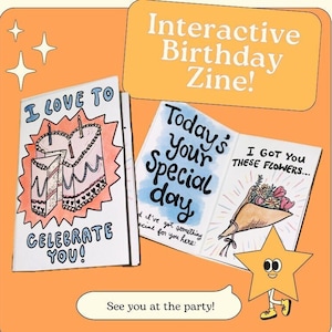 Zine Interaktive Geburtstagskarte