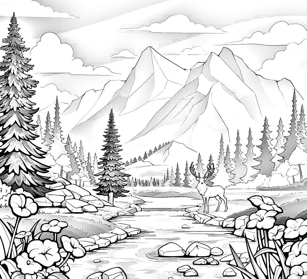 Free Printable Coloring Pages Of Nature Free Printable Coloring Pages Of Nature