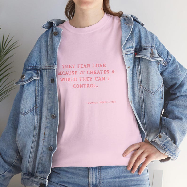 George Orwell 1984 T-Shirt: Dystopian Literary Tee, Bookworm Gift image 2