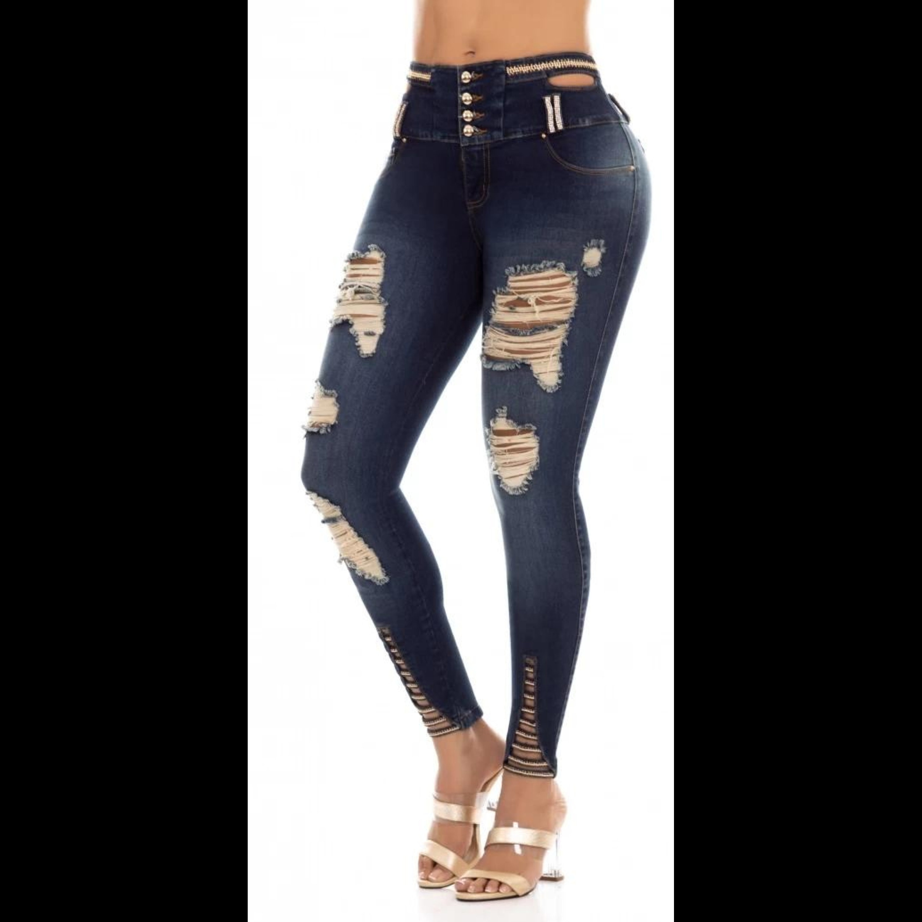 Best denim jeans for women, butt lifting and shape high waist RHERO Jeans-566240