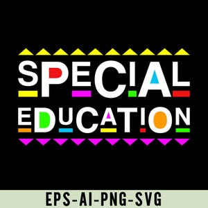 PNG de educación especial, diseño de camiseta de apoyo para maestros de educación especial, ilustraciones de aprendizaje inclusivo, diseño de apoyo para necesidades especiales, agradecimiento a los maestros