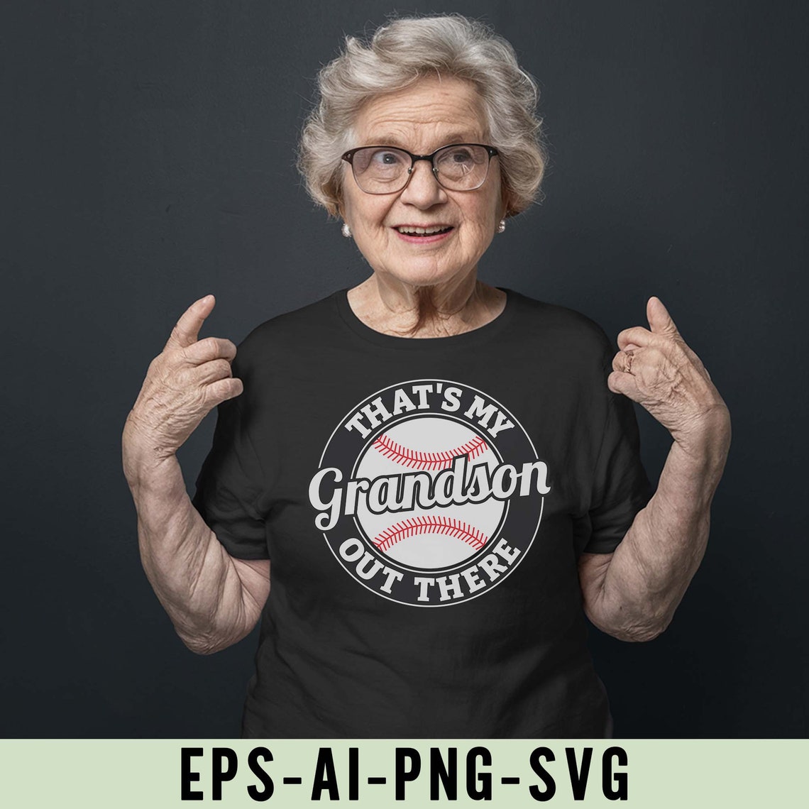 That's My Grandson Out There Svg, Baseball Grandma Svg, Mother's Day ...