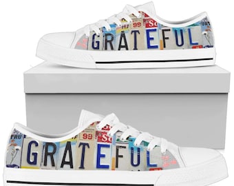 Dankbare christliche Low-Top-Schuhe: Glaube Kleider Geschenk