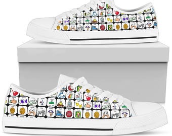 SLP Schuhe, AAC Low Top Canvas Sneakers, Logopädin Geschenk