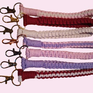 Handmade Macrame Wrist Lanyard