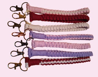 Handmade Macrame Wrist Lanyard