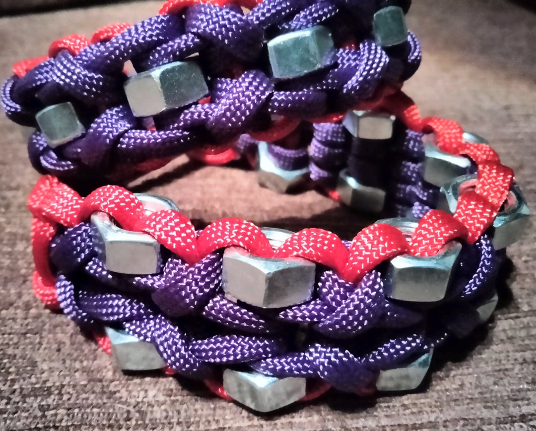 Custom Fit, Hex Nut, Paracord, Fidget Bracelet - Etsy