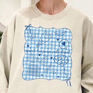 Camiseta de logopeda, regalo de logopeda, regalo de logopeda, sudadera de logopeda, suéter de logopeda, sudadera con capucha de logopeda