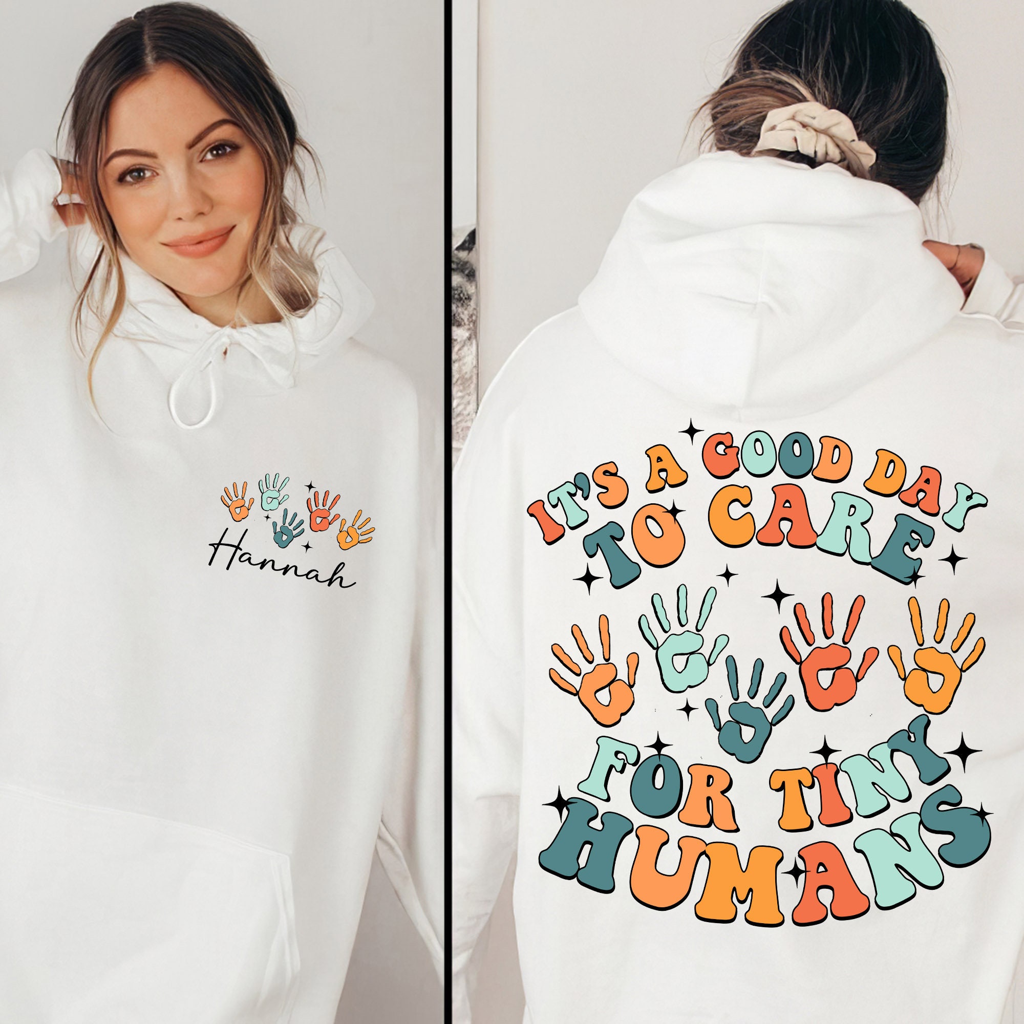 It&#39;s A Good Day To Care For Tiny Humans Shirt, Daycare Teacher Shirt, Gift For Babysitter Gift For Preschool Teacher, Teacher Shirt