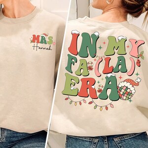 In meinem Fa La La La Shirt, Individuelles Mathe Lehrer Weihnachts Shirt, In meinem Fa La Ära, Mathe Fa La Shirt, Mathe Weihnachtsgeschenk, Weihnachten Lehrer Shirt