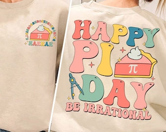 Happy Pi Day Shirt, Custom Name Funny Math Shirt, Math Lover Shirt, Gift For Math Teacher, Be Irrational Shirt, Math Teacher Shirt