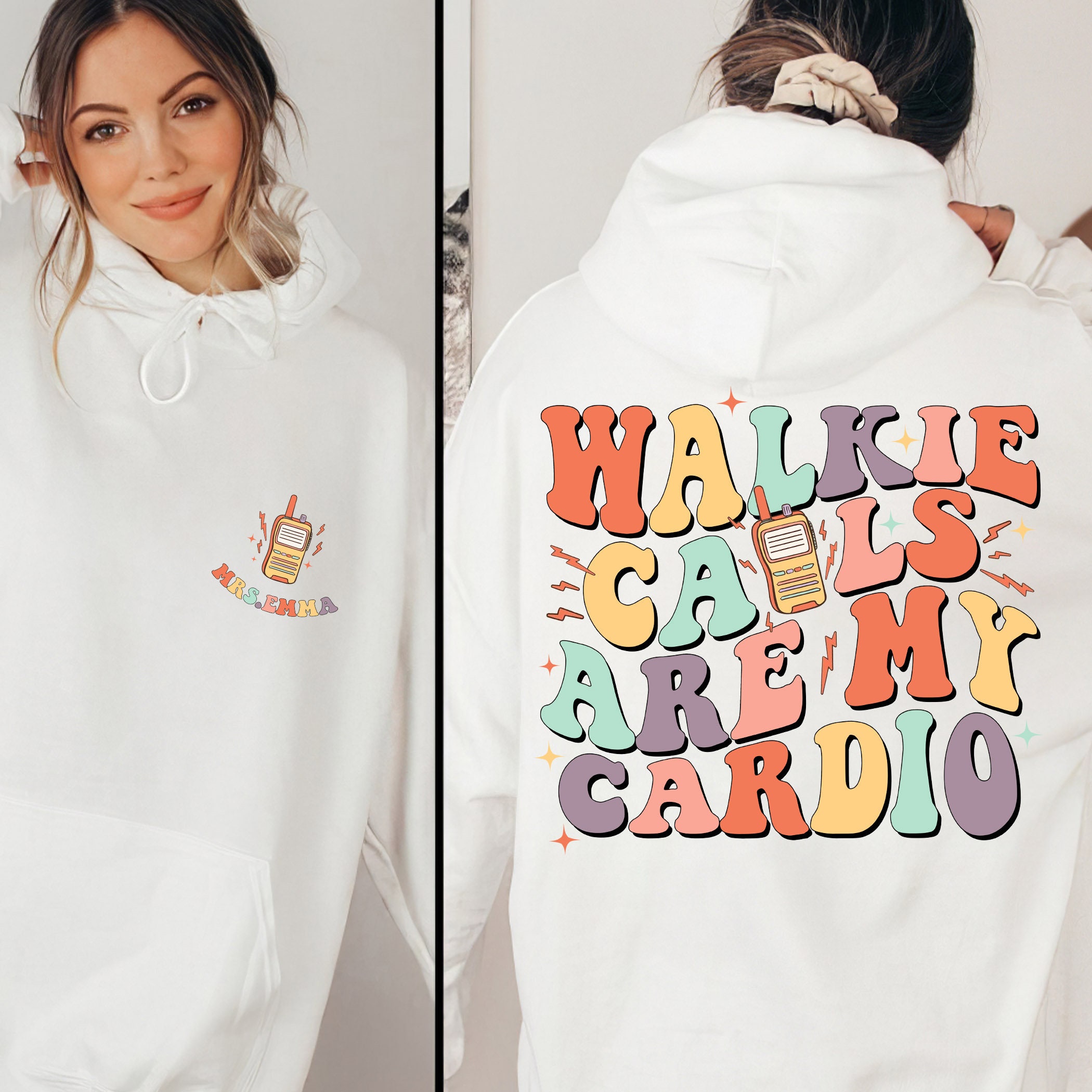 Walkie Calls Are My Cadio Shirt, Custom Sped Teacher Sweatshirt