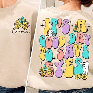 Custom Name Optometry Shirt, It&#39;s A Good Day To Save Eyes Shirt, Optician Optometrist Tee, Eye Doctor Shirt, Optometrist Gift