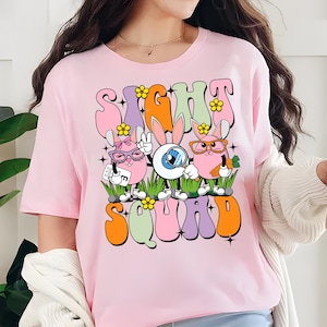 Easter Day Sight Squad Shirt, Easter Day Optician Shirt, Optometrist Shirt, Eye Doctor Shirt, Easter Day Crewneck, Funny Eggs Shirt