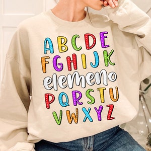 ABC Elemeno Shirt, Kindergarten Teacher Shirt, Teacher Shirt, Elemeno Shirt, ABC Shirt, Preschool Teacher Shirt, Alphabet Shirt