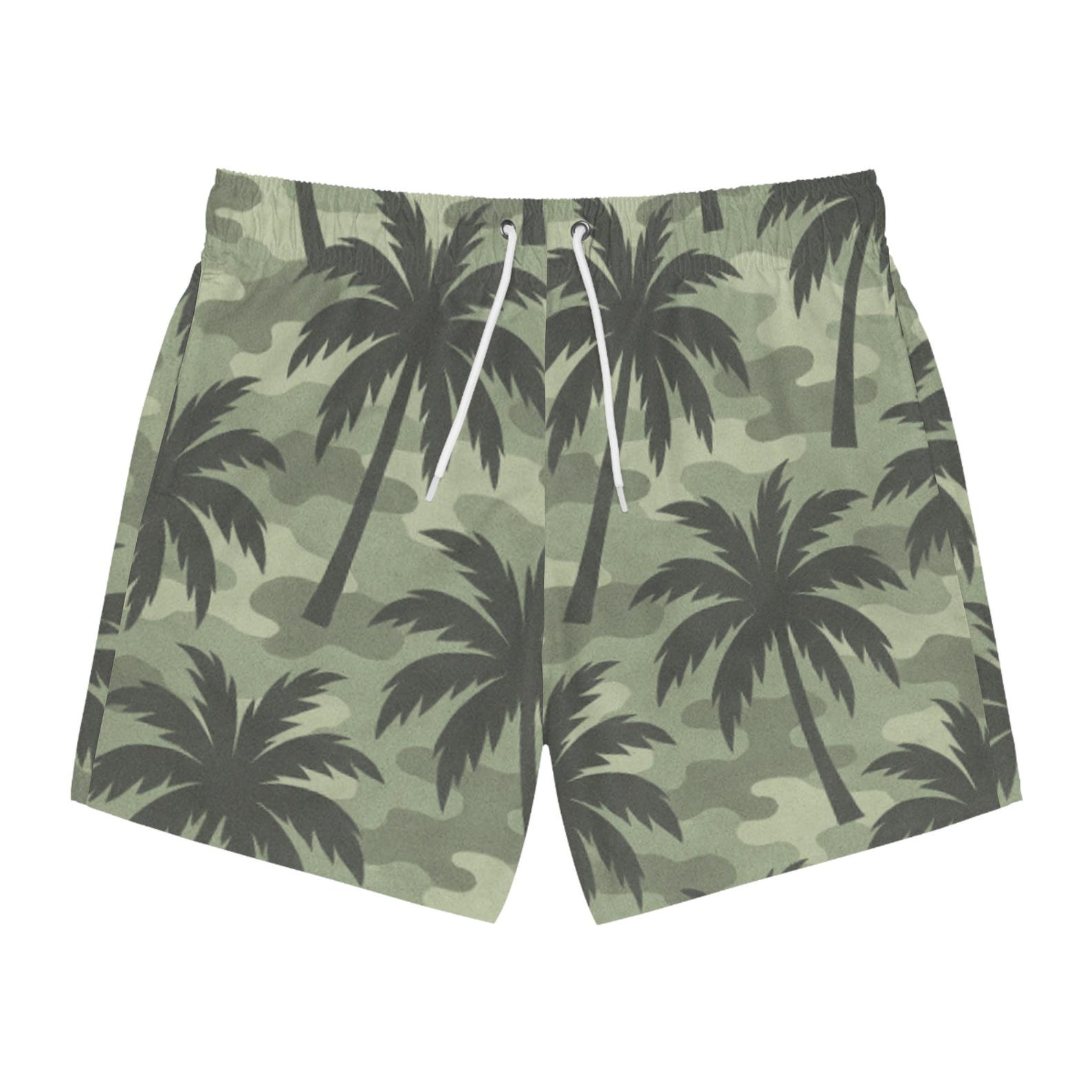 Snow Camo - Sustainably Made Men's swim trunks