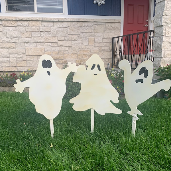 Halloween Wooden Yard Decorations Etsy
