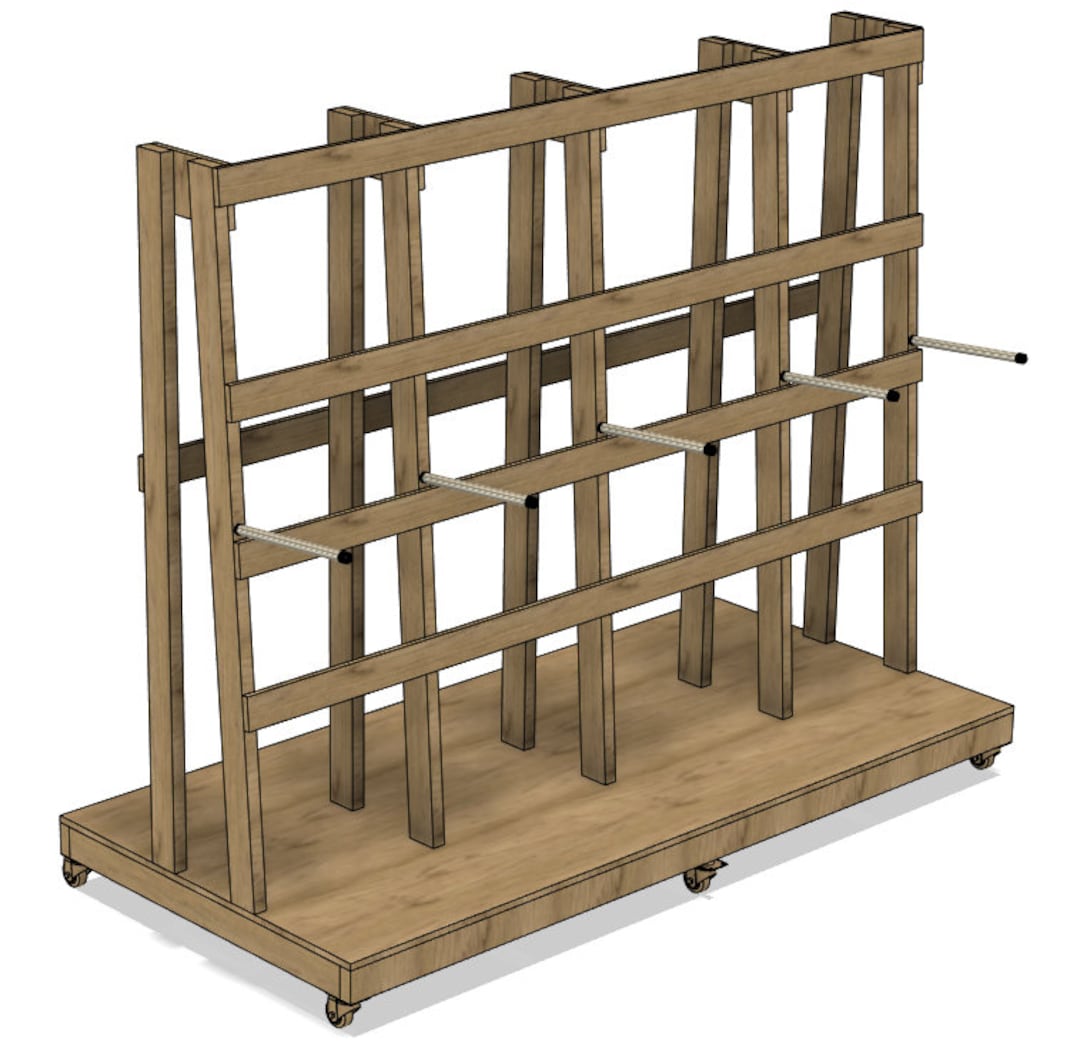Plans for wood storage rack sale
