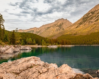 Maligne Lake in Jasper National Park, Alberta Canada