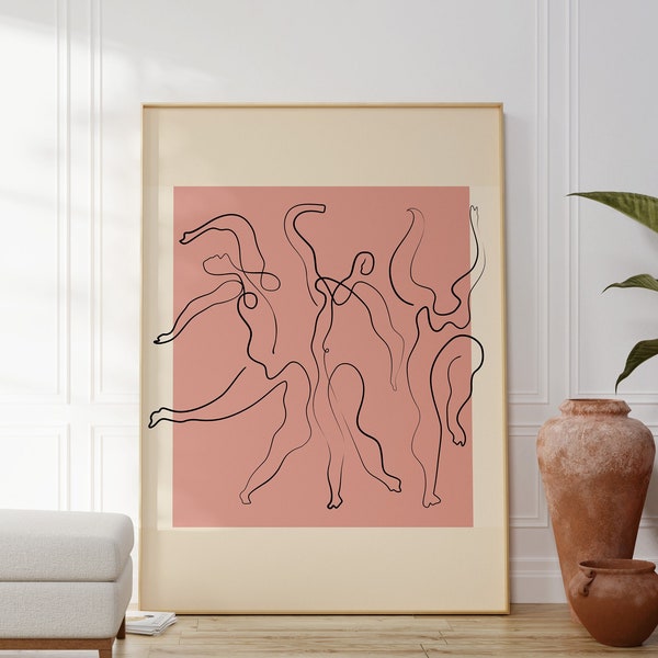 Picasso The Three Dancers Print, Abstract Poster, Contemporary Print, The Dance Print, Wall Hanging, Famous Artwork, Cubism, Fine Artwork