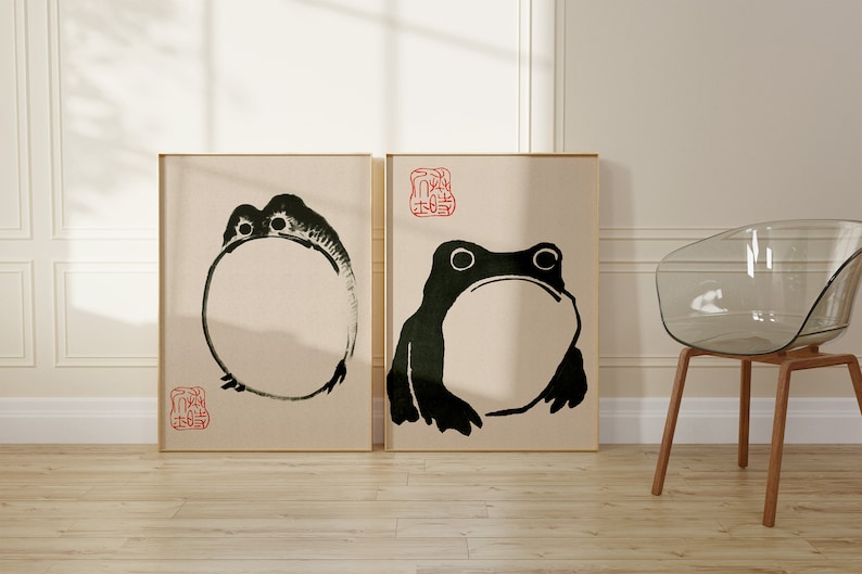 2 Metall-Frösche Als Gartendeko - Lustige Zaunhocker Mit Schirm & Fernglas