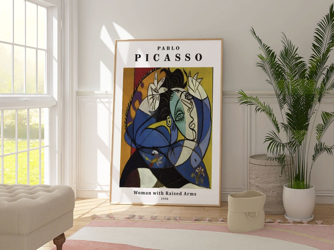 Pablo Picasso Woman With Raised Arms Print, Famous Modern Artist Poster