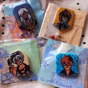 Genshin handmade pins!
