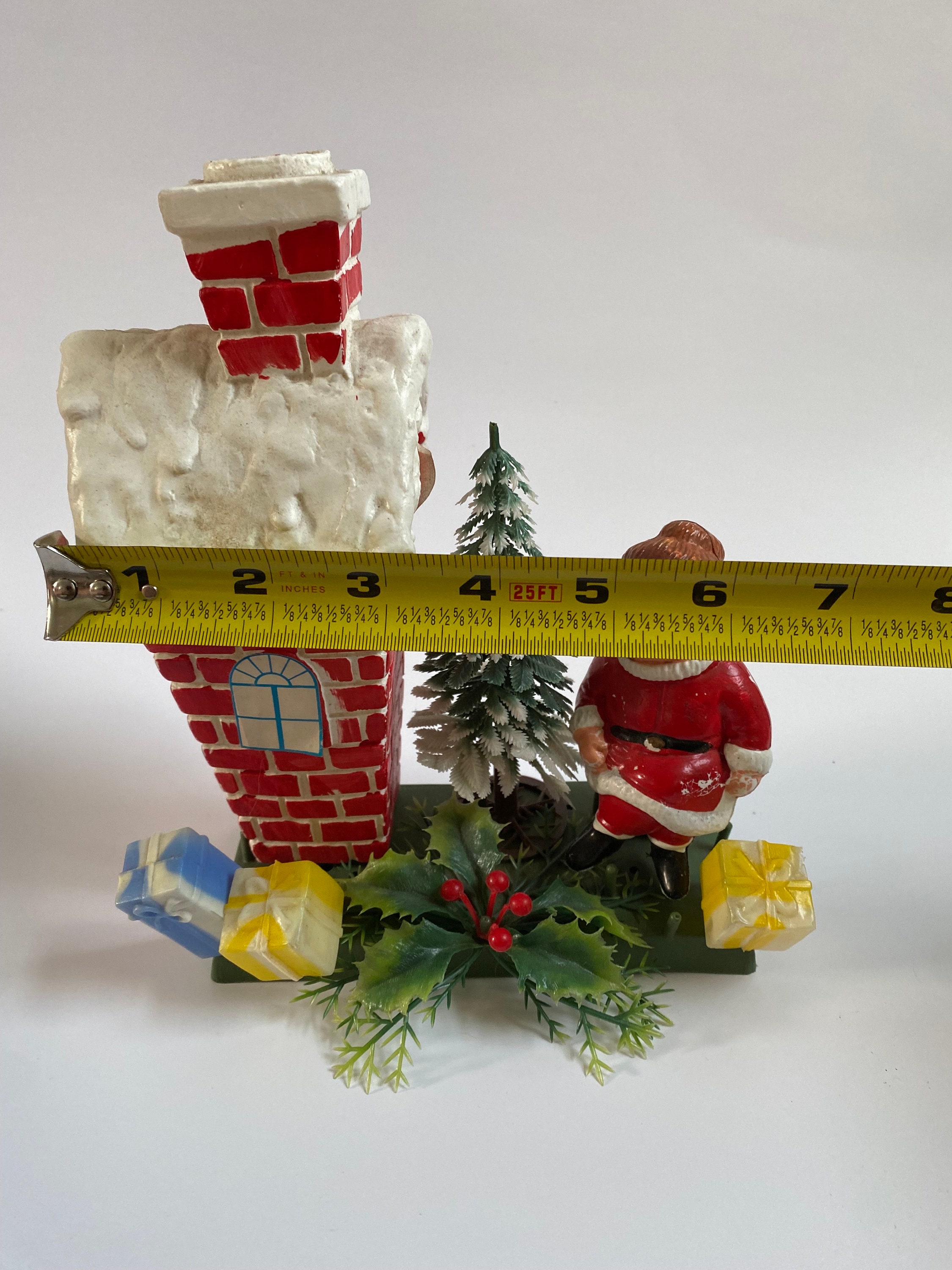 Vintage MCM Blow Mold Tabletop Christmas Decor Mrs Claus Etsy