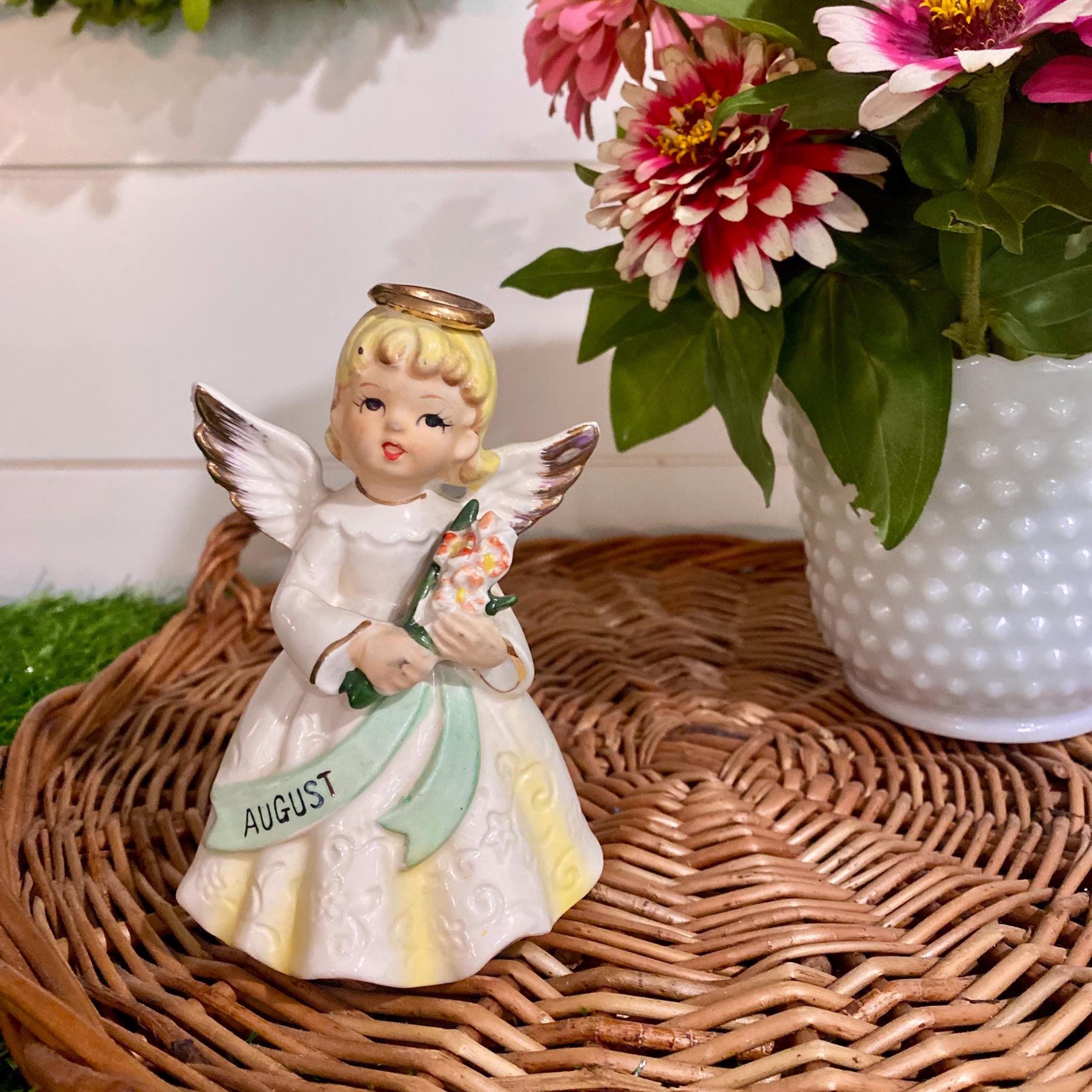 ヴィンテージ/切子卓上スタンド/イタリア製天使/希少 Vintage Japan Ceramic Angel - Etsy