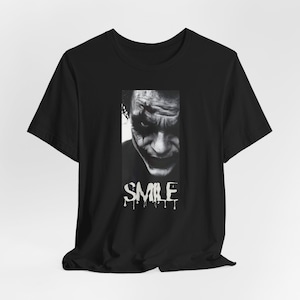 Joker Tee Unleash Chaos and Charisma with the Joker Close Up Smile Graphic TShirt  Bold Iconic and Perfect for Mischief Lovers Everywhere
