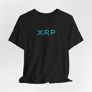 Amoureux et fans de la chaîne de blocs crypto-monnaie tshirt ondulation xrp t-shirt logo xrp