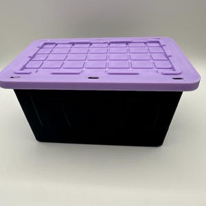 Mini Storage Box with Snap Lid | Cute Desk Organizer | Small Plastic Container | Craft Storage | Office Organization