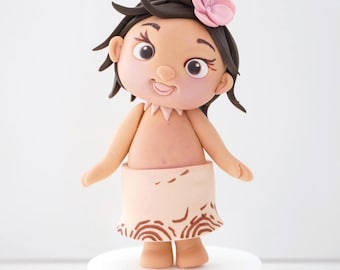 Moana Fondant cake topper