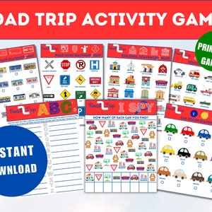 1. Road Trip games, Summer activity, Road trip search games, Family road trip games printable, Kids travel games, vacation games