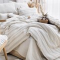 Turkish Cotton Muslin Duvet Cover Set: King Size Bedding