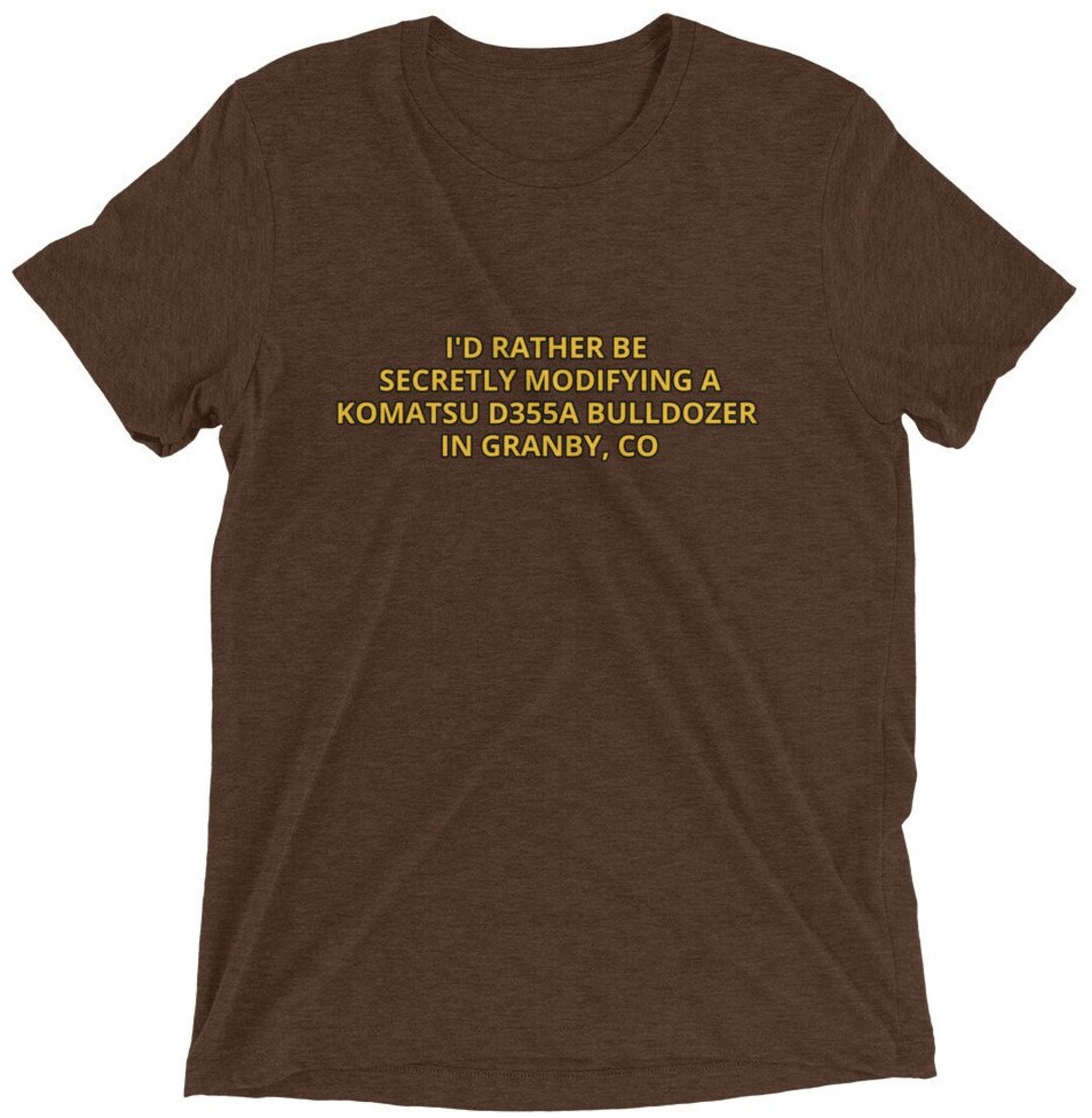 Killdozer T-shirt Marvin Heemeyer Mens T-shirt Womens - Etsy