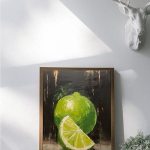 Vintage Lime Painting| Wall Art | Digital Download - Etsy