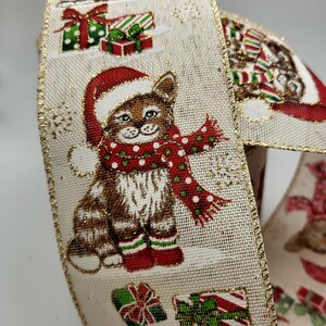 2,5 x 10 meter kerstdecoratief lint